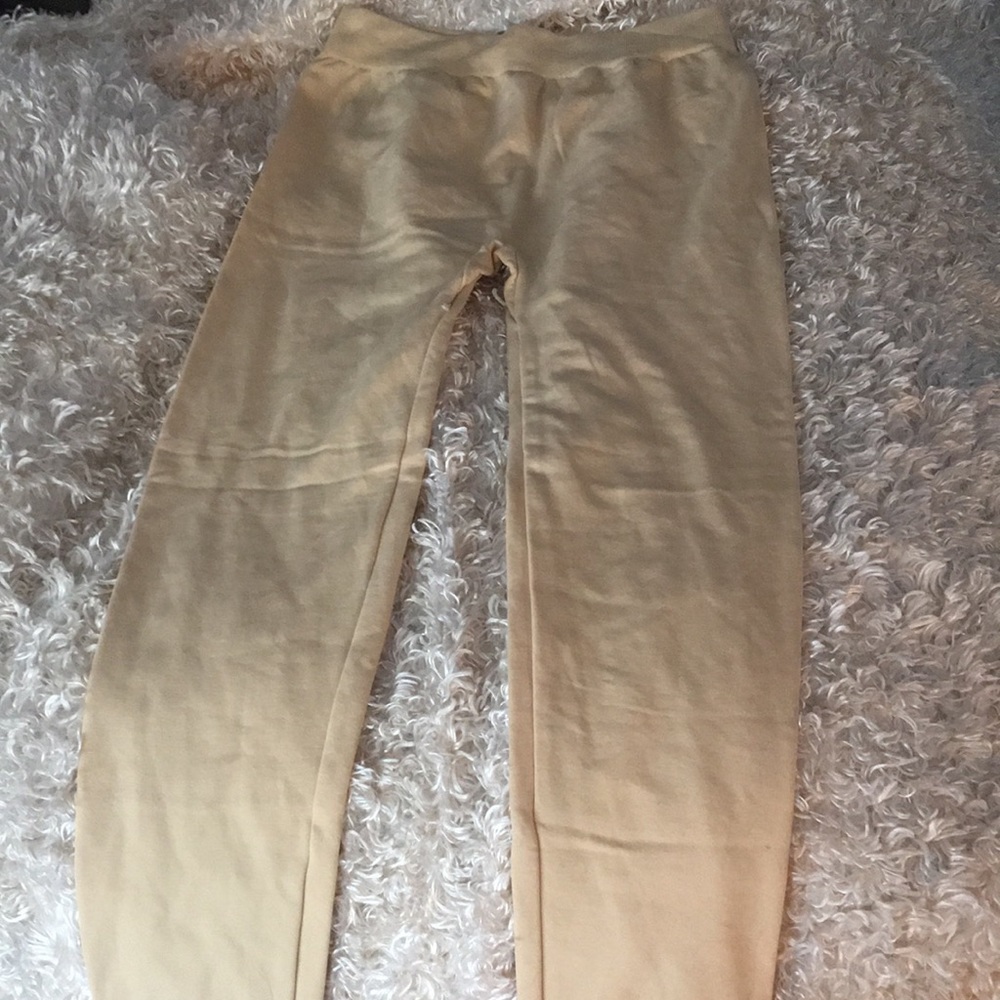Creme colored leggings